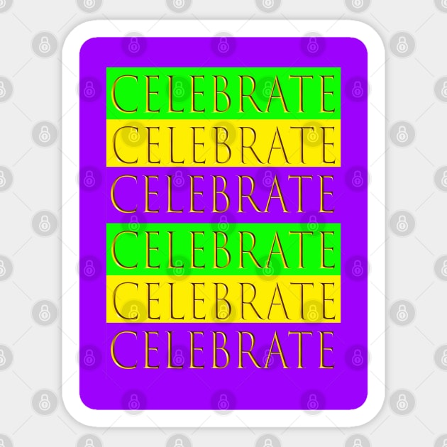 Celebrate! Sticker by KRitters